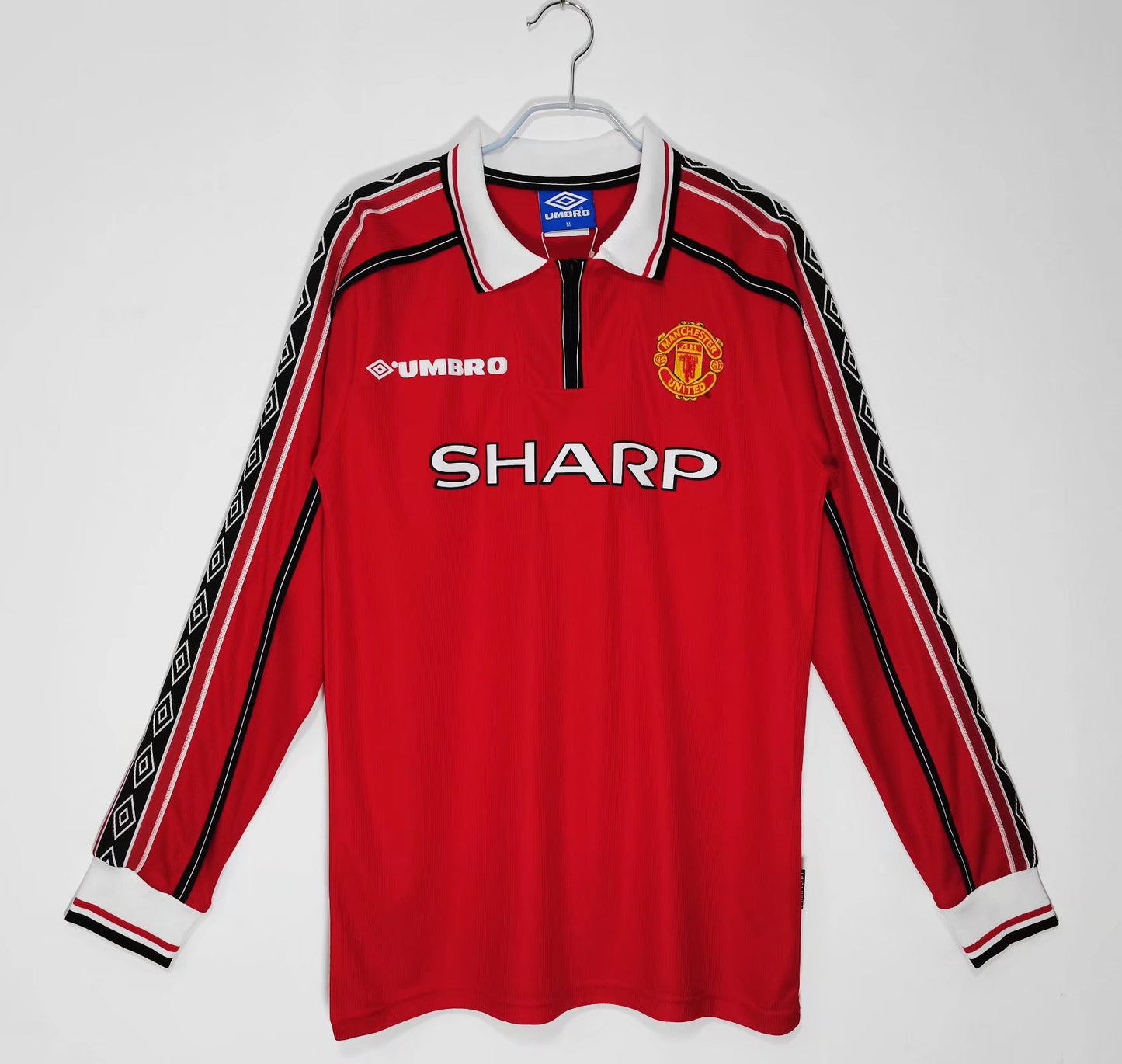 1ª RETRO MANCHESTER UNITED 98/99 MANGA LARGA