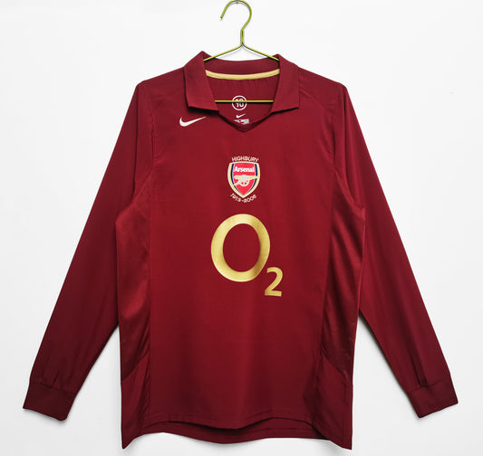 1ª RETRO ARSENAL 05/06 MANGA LARGA