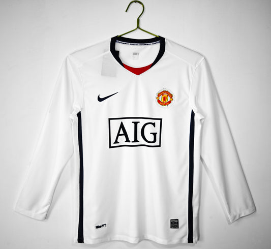 3ª RETRO MANCHESTER UNITED 08/09 MANGA LARGA