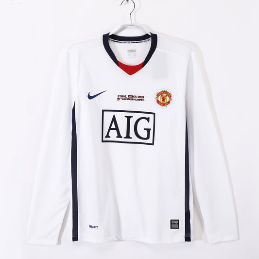3ª RETRO MANCHESTER UNITED 08/09 UCL FINAL MANGA LARGA