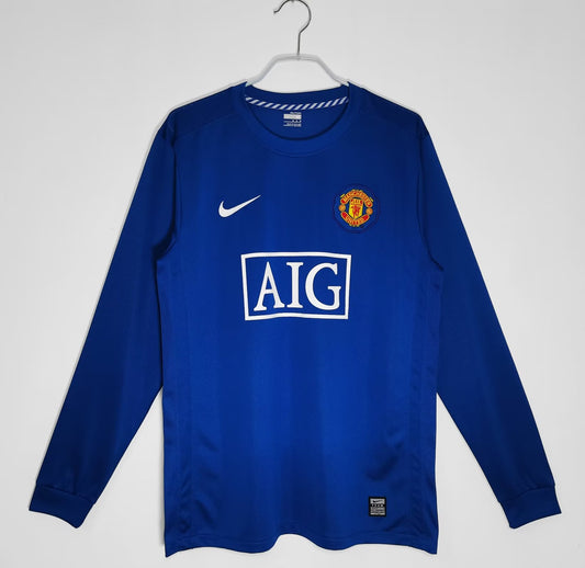 4ª RETRO MANCHESTER UNITED 07/09 MANGA LARGA