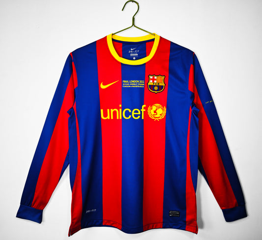 1ª RETRO BARCELONA 10/11 UCL FINAL MANGA LARGA