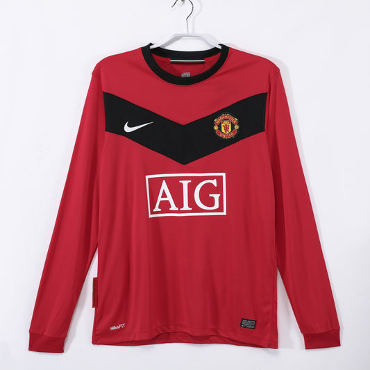 1ª RETRO MANCHESTER UNITED 09/10 MANGA LARGA