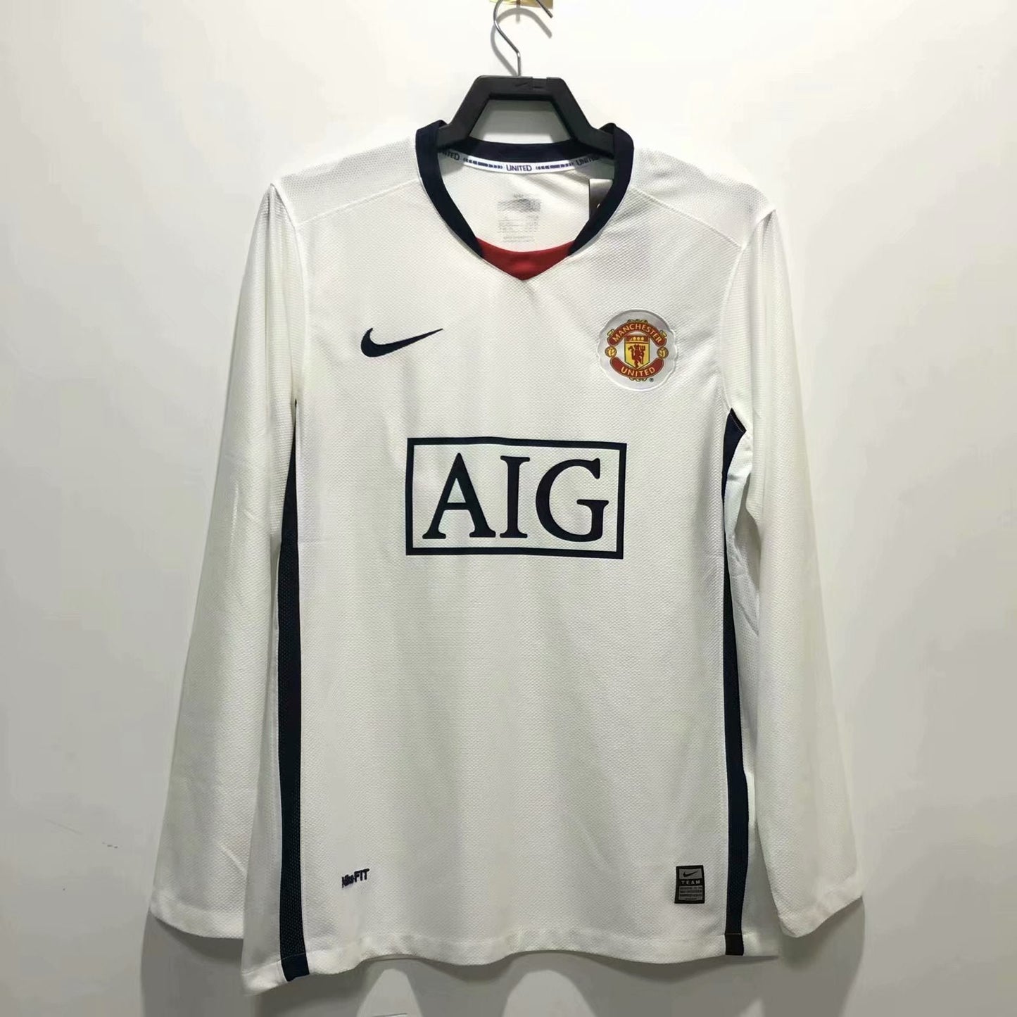 2ª RETRO MANCHESTER UNITED 08/09 MANGA LARGA