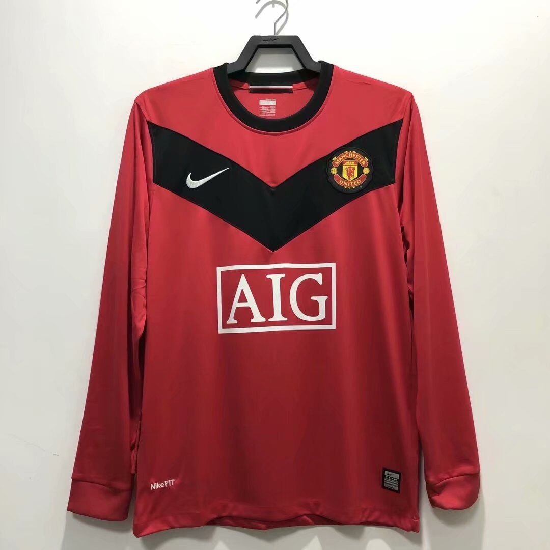 1ª RETRO MANCHESTER UNITED 10/11 MANGA LARGA